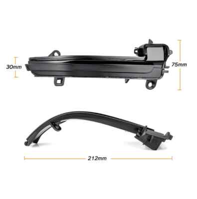 Clignotants de rétroviseur noir défilants BMW Série 3 LCI F30 F31 F34 340ix