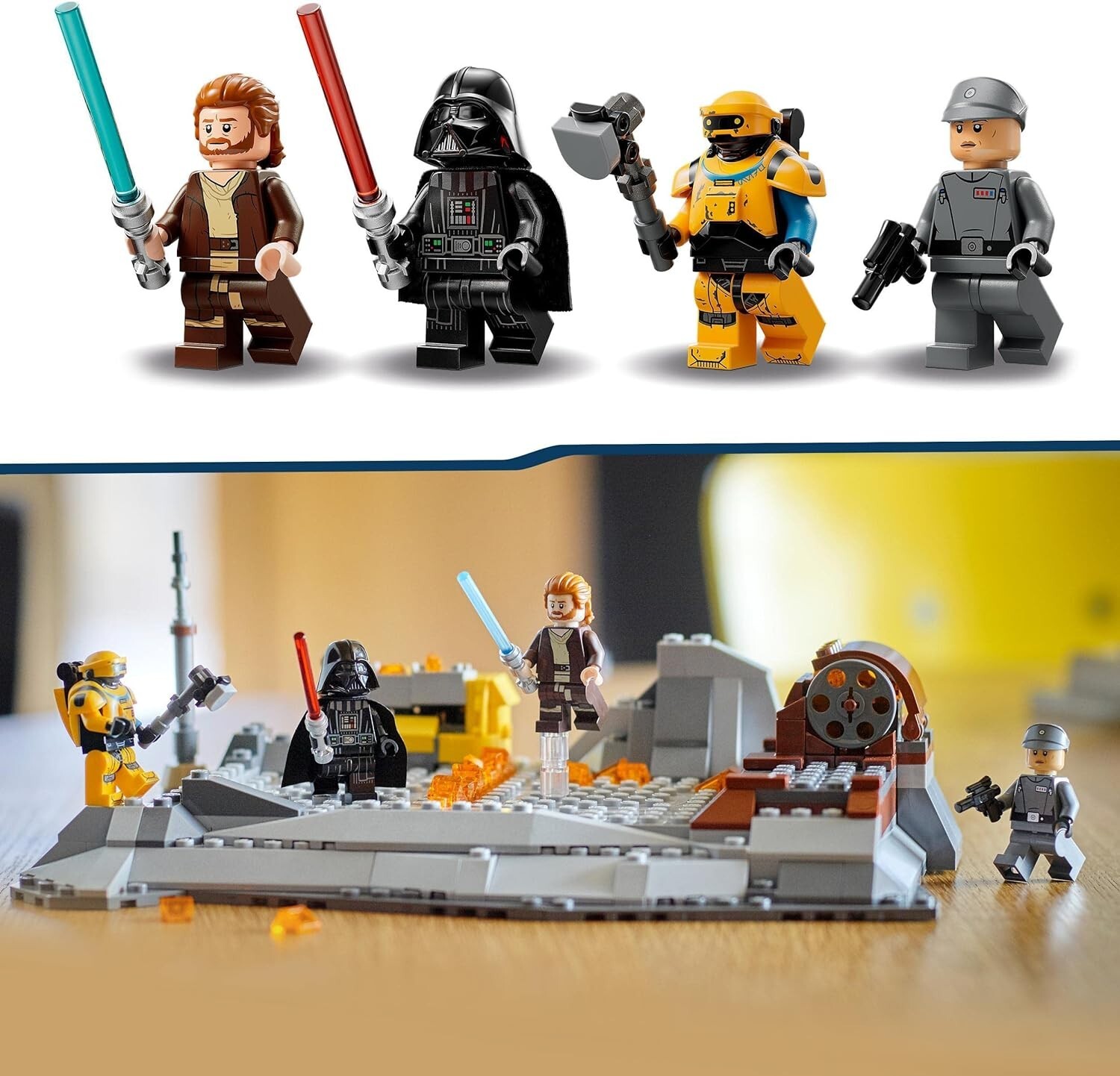 LEGO Star Wars Obi-Wan Kenobi Contre Dark Vador 75334 / Jeu jeux Enfant NOEL