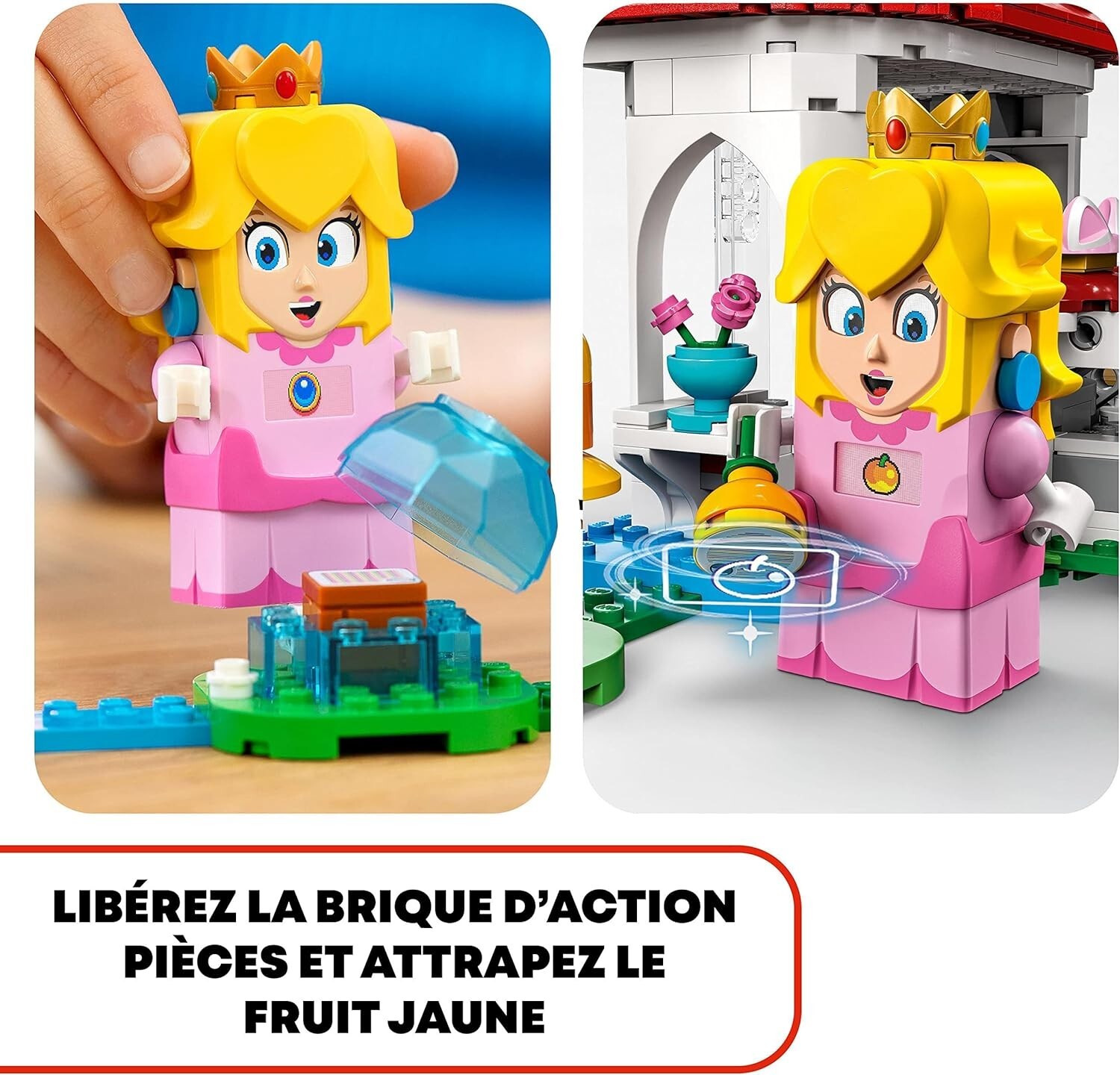 LEGO Super Mario Ensemble d’Extension La Tour Gelée et Le Costume de Peach 71407