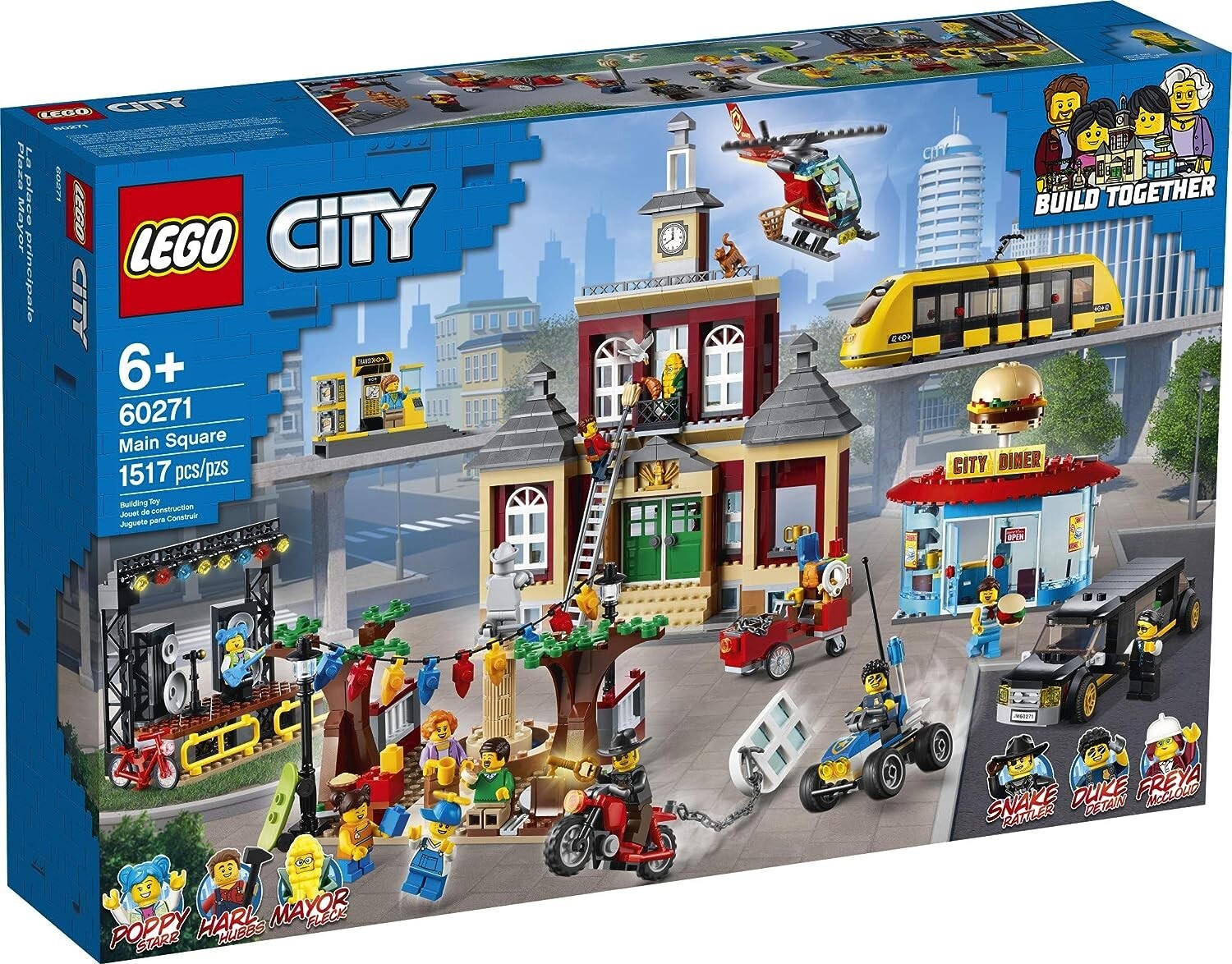 LEGO City La place du centre ville 60271 / Bâtiment ENFANT Jeu jeux NOEL