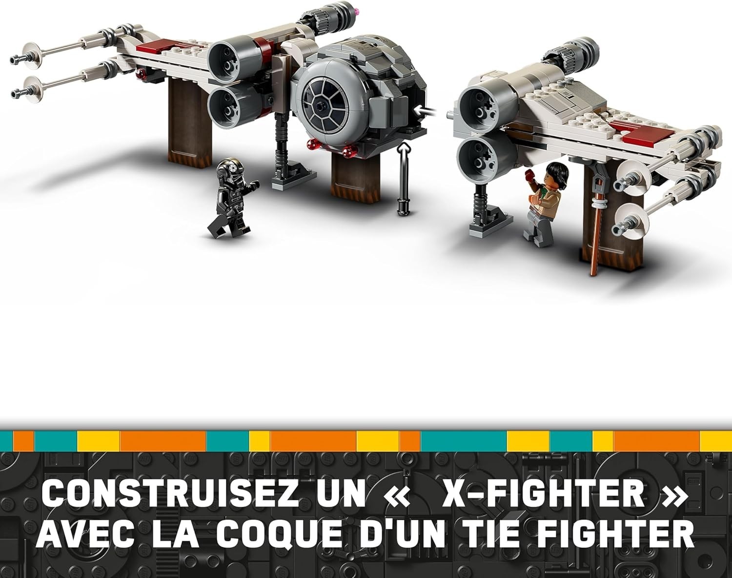 LEGO Star Wars TIE Fighter et X-Wing à Combiner 75393 / ENFANT Garçon Jeux NOEL