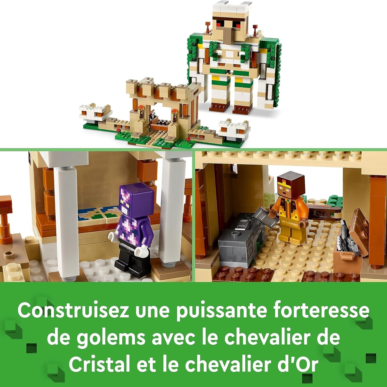 LEGO Minecraft La Forteresse du Golem de fer 21250 / ENFANT Jeu jeux NOEL
