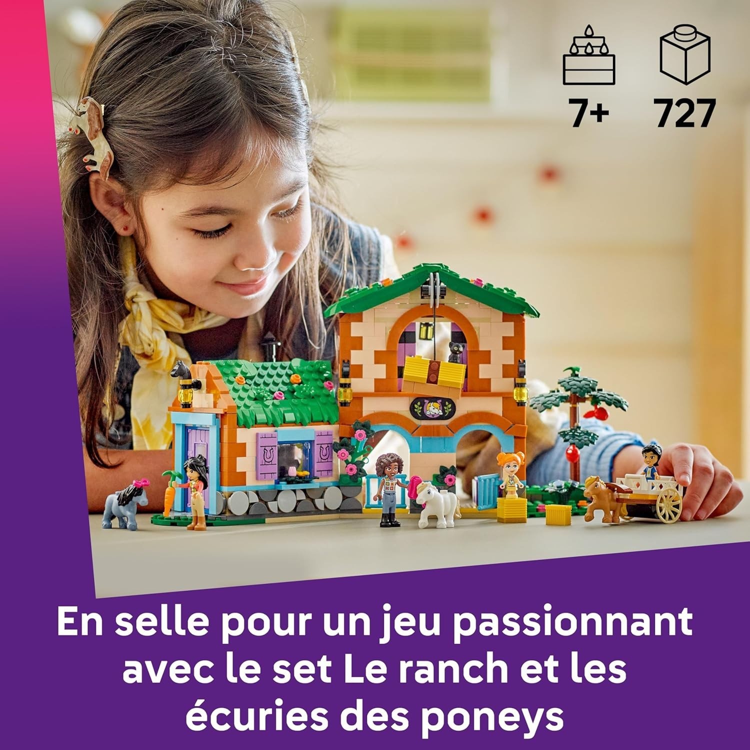 LEGO Friends Le ranch et les écuries des poneys 42654 / Enfant jouet NOEL