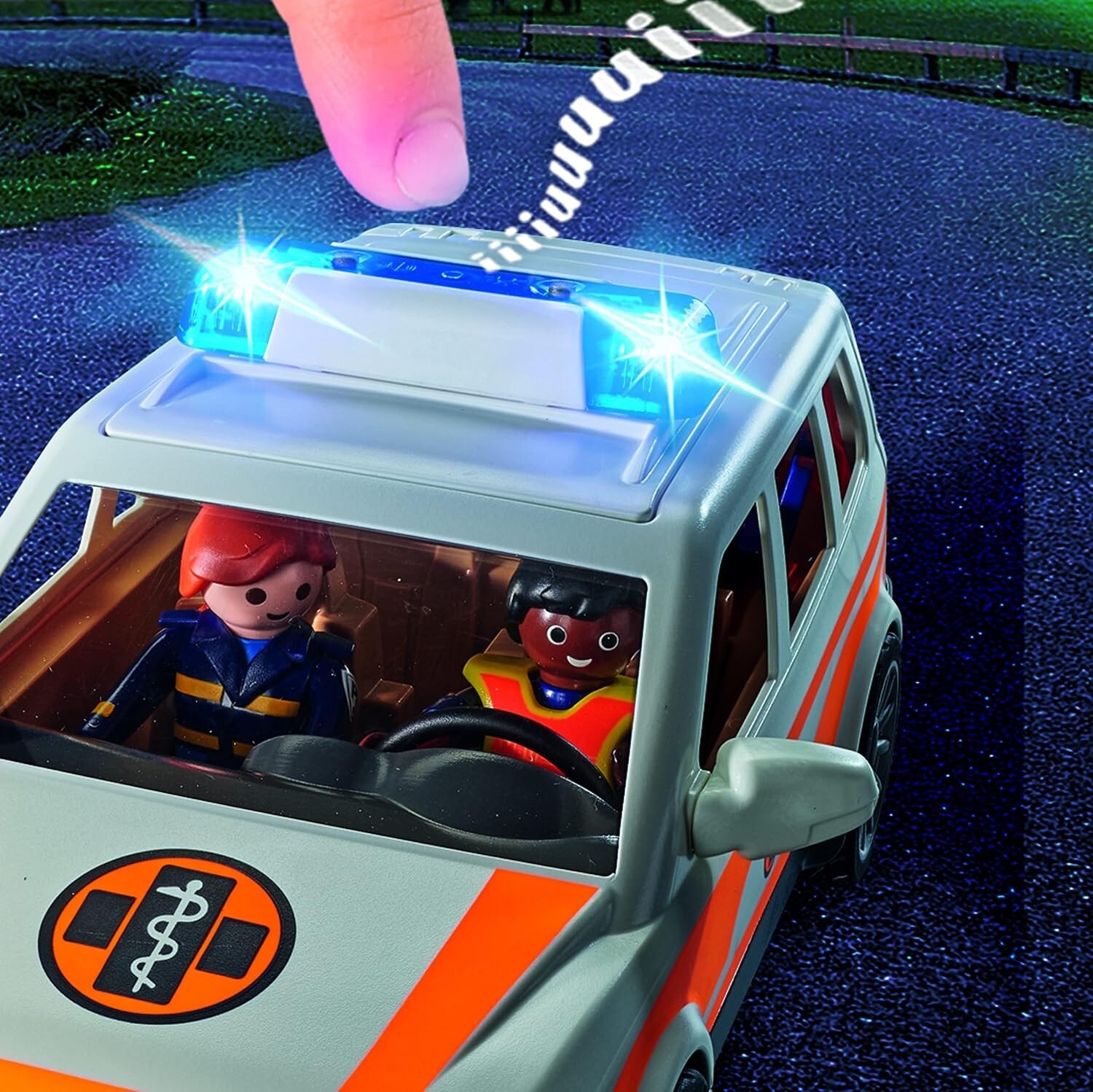 PLAYMOBIL Ambulance avec secouristes et blessé 71037 / Samu ENFANT jouet NEUF