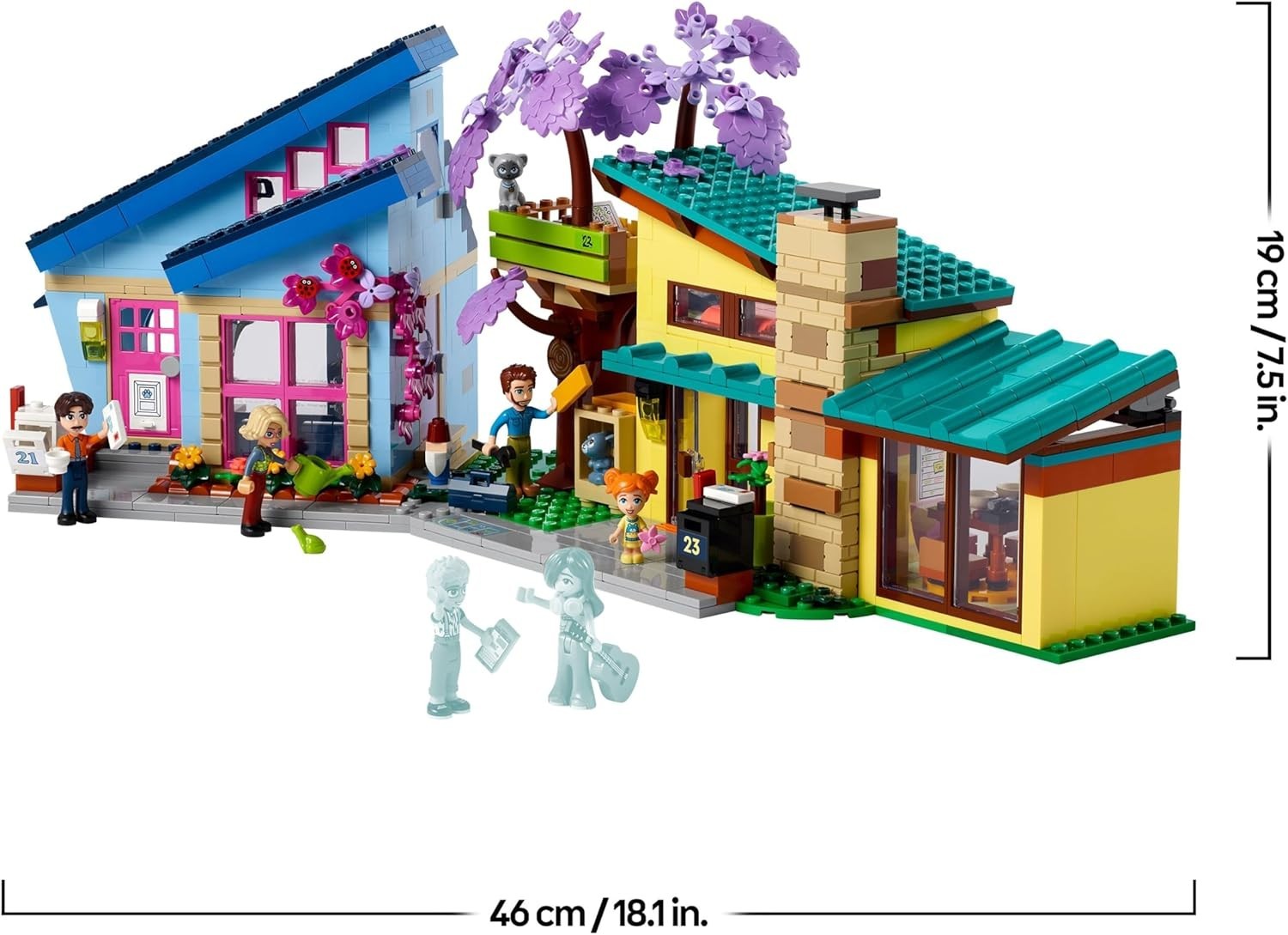 LEGO Friends Les maisons familiales d’Olly et de Paisley 42620 / Jouet NOEL