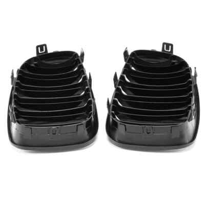 Grille Calandre noir brillant doubles barres BMW E81 E82 E88 E87 LCI