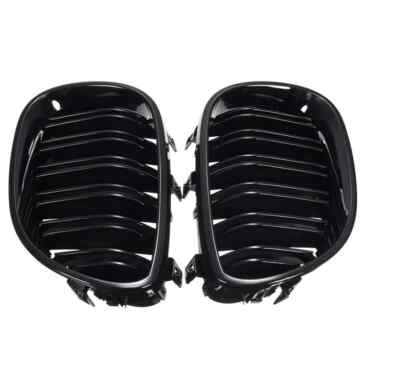 Grille Calandre noir brillant doubles barres BMW E60 E61 LCI