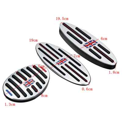 Pédales Repose pied Union Jack Mini R56 F55 F56 LCI Cooper One S SD JCW First #1