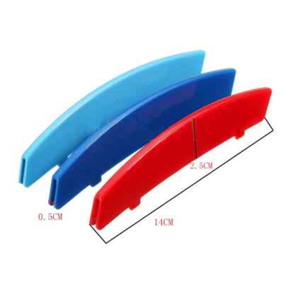 3 Clip bandes Grille Calandre BMW M Motorsport Performance E60 LCI 550i 535xi