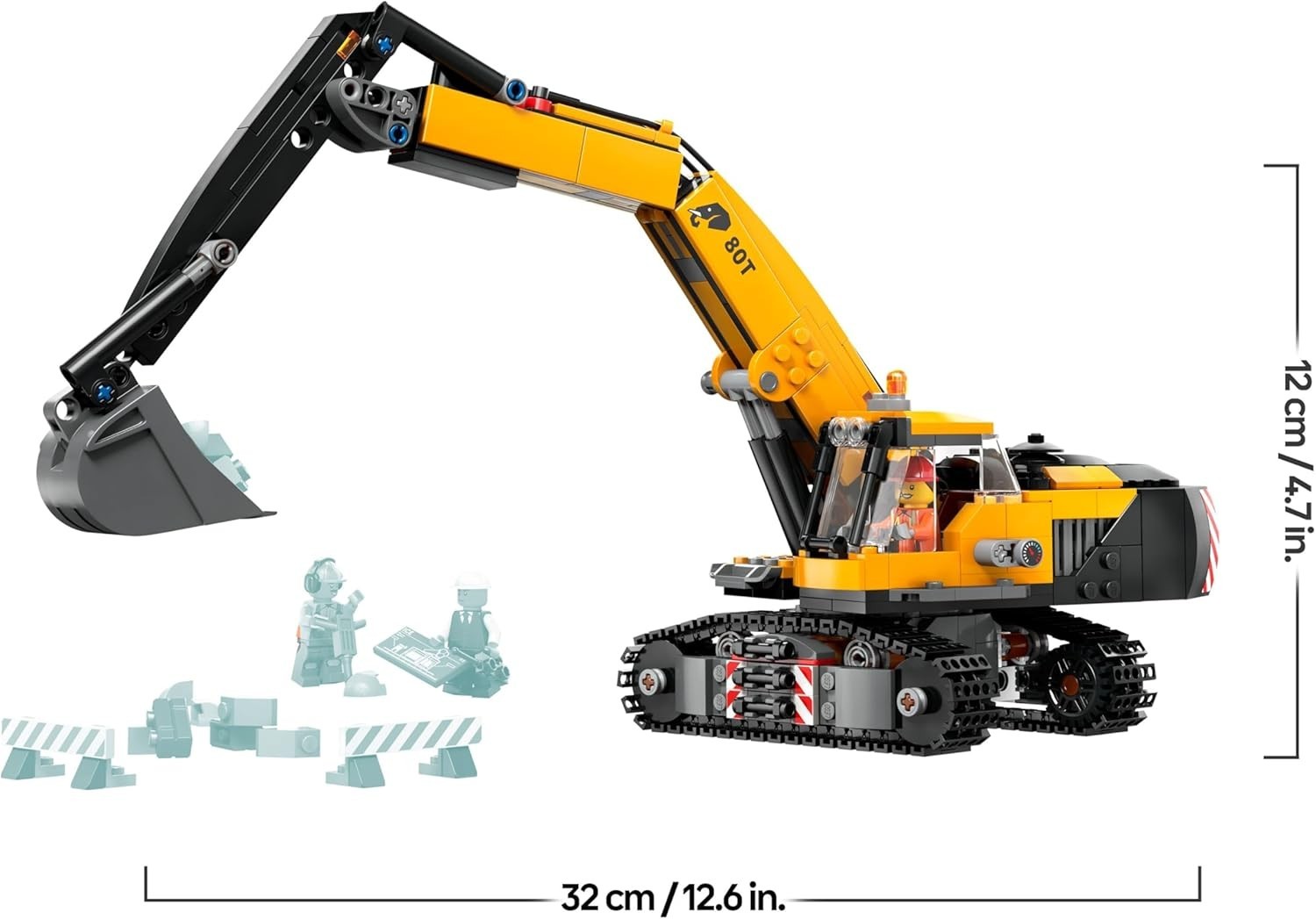LEGO City La Pelleteuse de Chantier Jaune 60420 / Travaux Enfant NOEL
