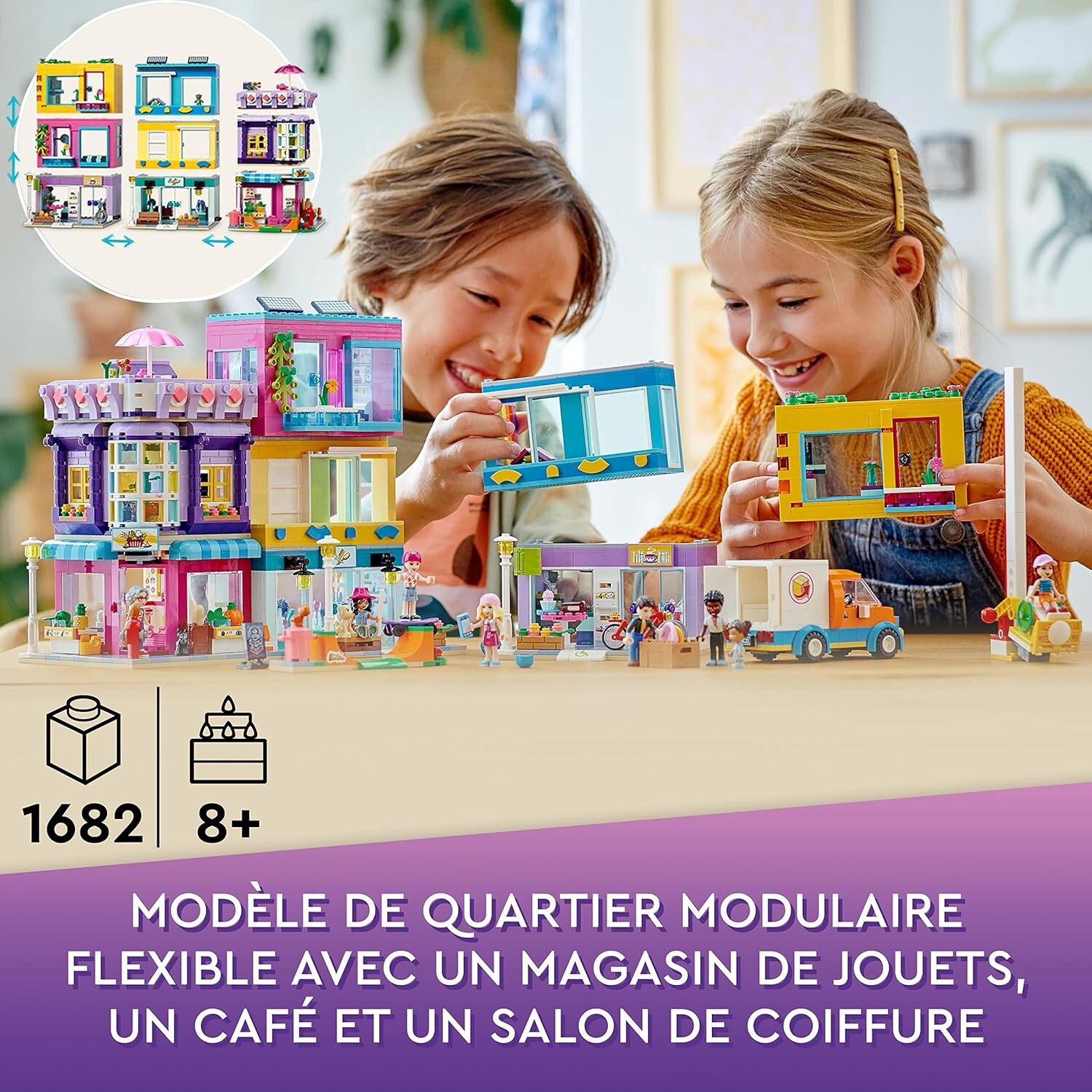 LEGO Friends L’Immeuble de La Grand-Rue 41704 /Villa Enfant Fille jeu jouet NOEL