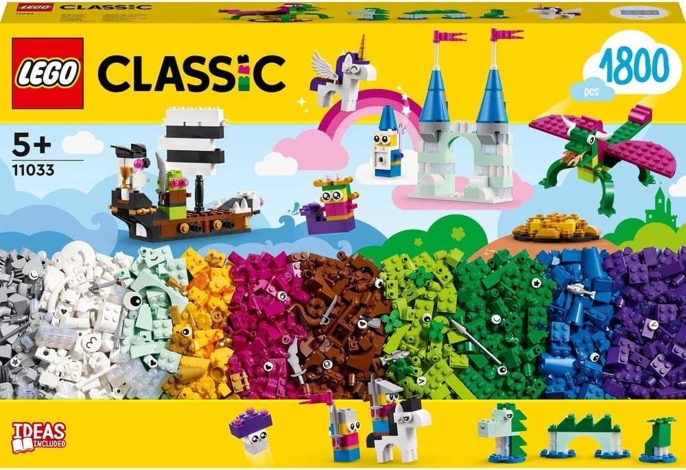 LEGO Classic - Univers de fantaisie créative 11033 / Animaux Princesse Jeu jeux