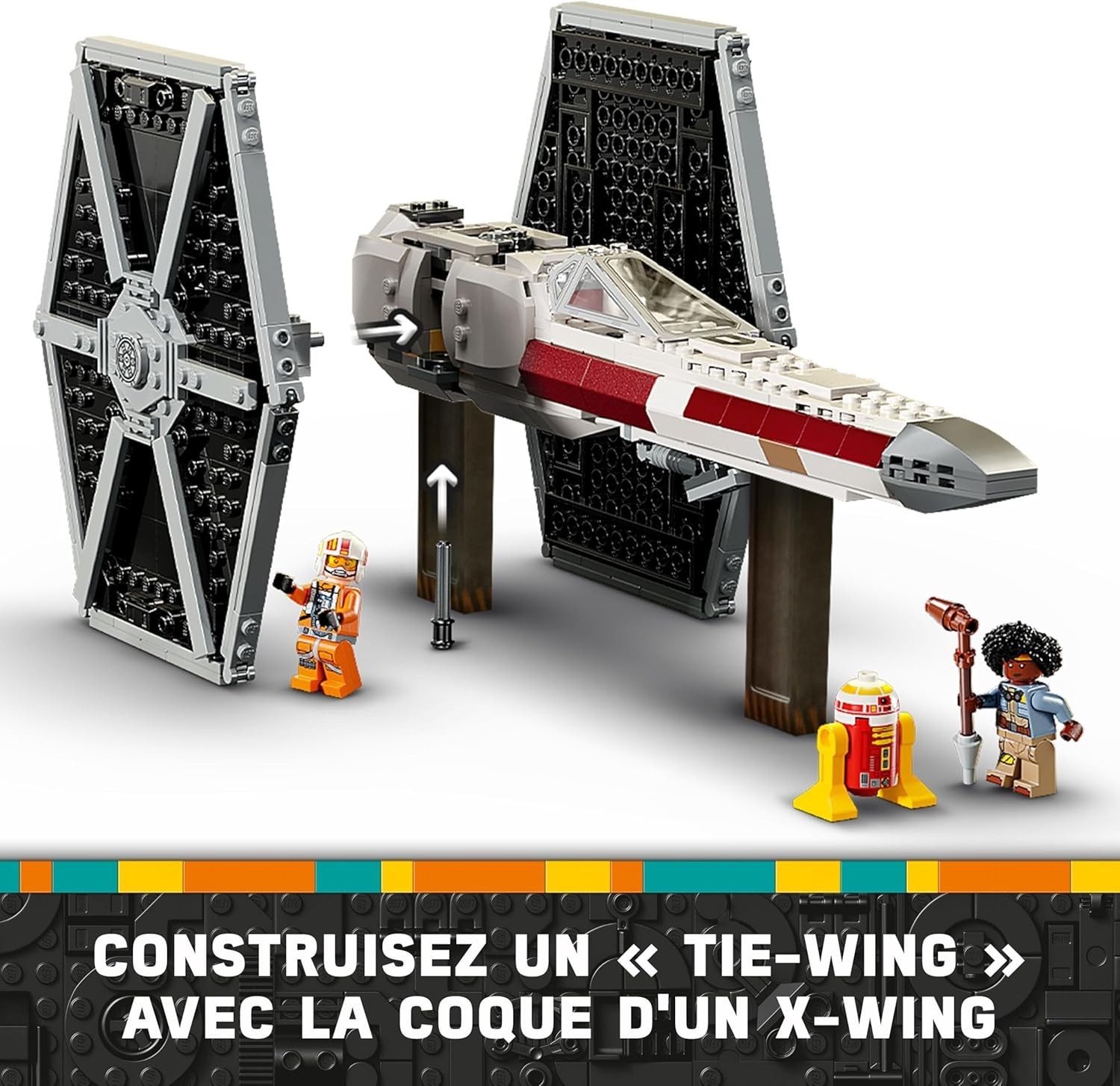 LEGO Star Wars TIE Fighter et X-Wing à Combiner 75393 / ENFANT Garçon Jeux NOEL