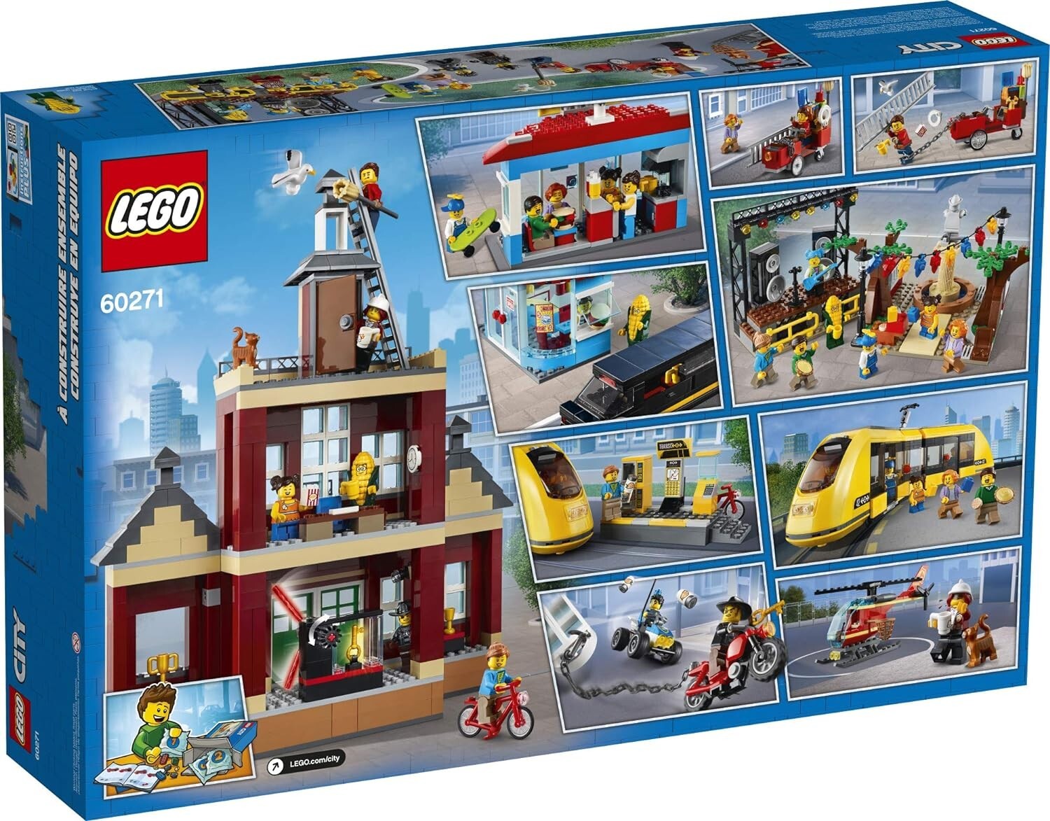 LEGO City La place du centre ville 60271 / Bâtiment ENFANT Jeu jeux NOEL