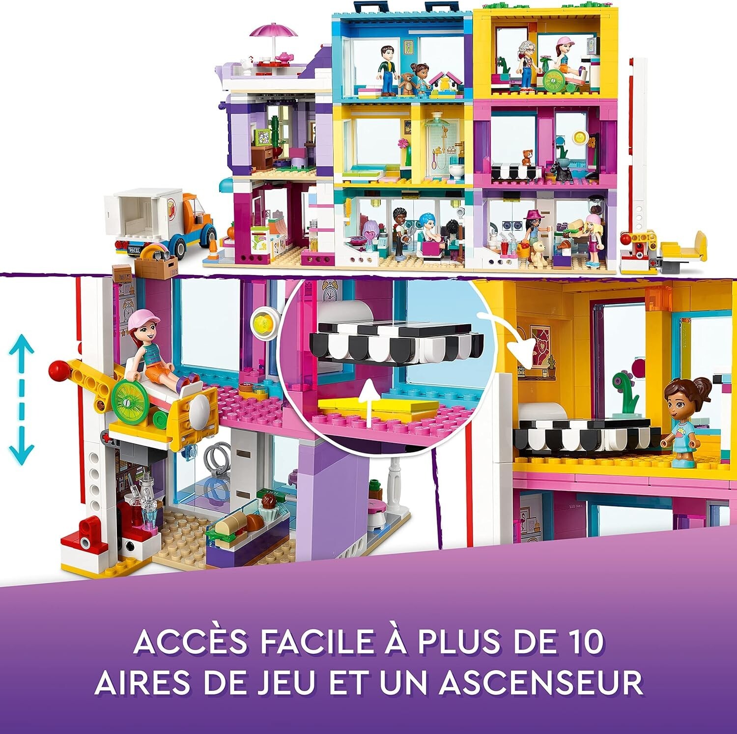 LEGO Friends L’Immeuble de La Grand-Rue 41704 /Villa Enfant Fille jeu jouet NOEL