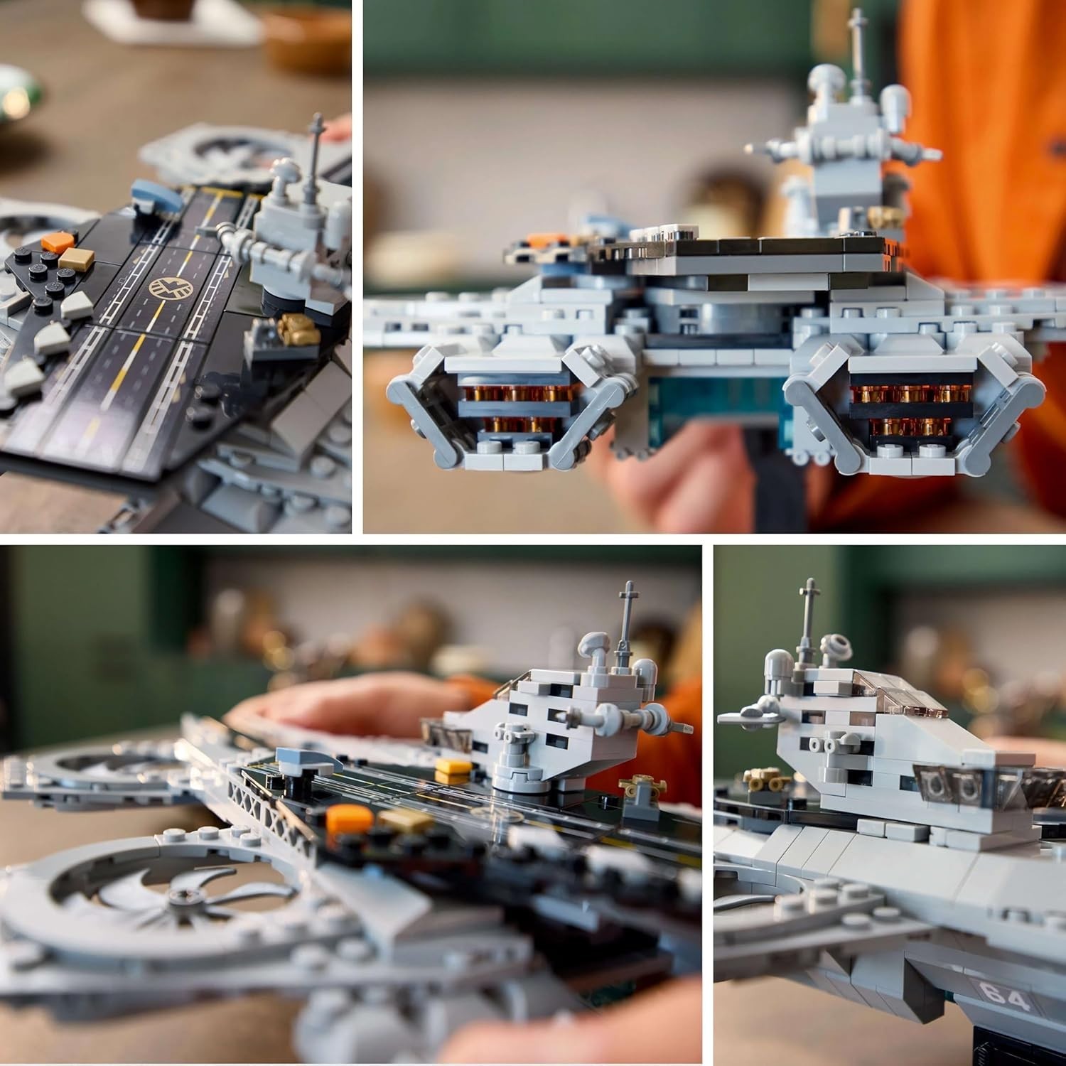 LEGO Marvel - The Avengers Helicarrier 76295 / Vaisseau ENFANT Garçon Jeux NOEL
