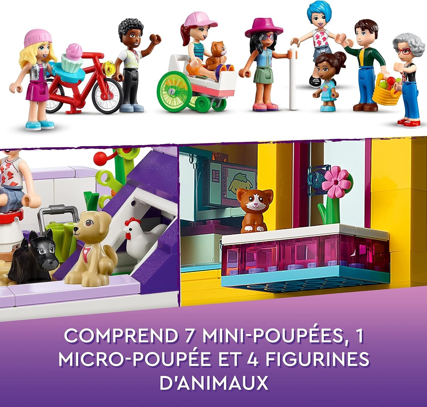 LEGO Friends L’Immeuble de La Grand-Rue 41704 /Villa Enfant Fille jeu jouet NOEL