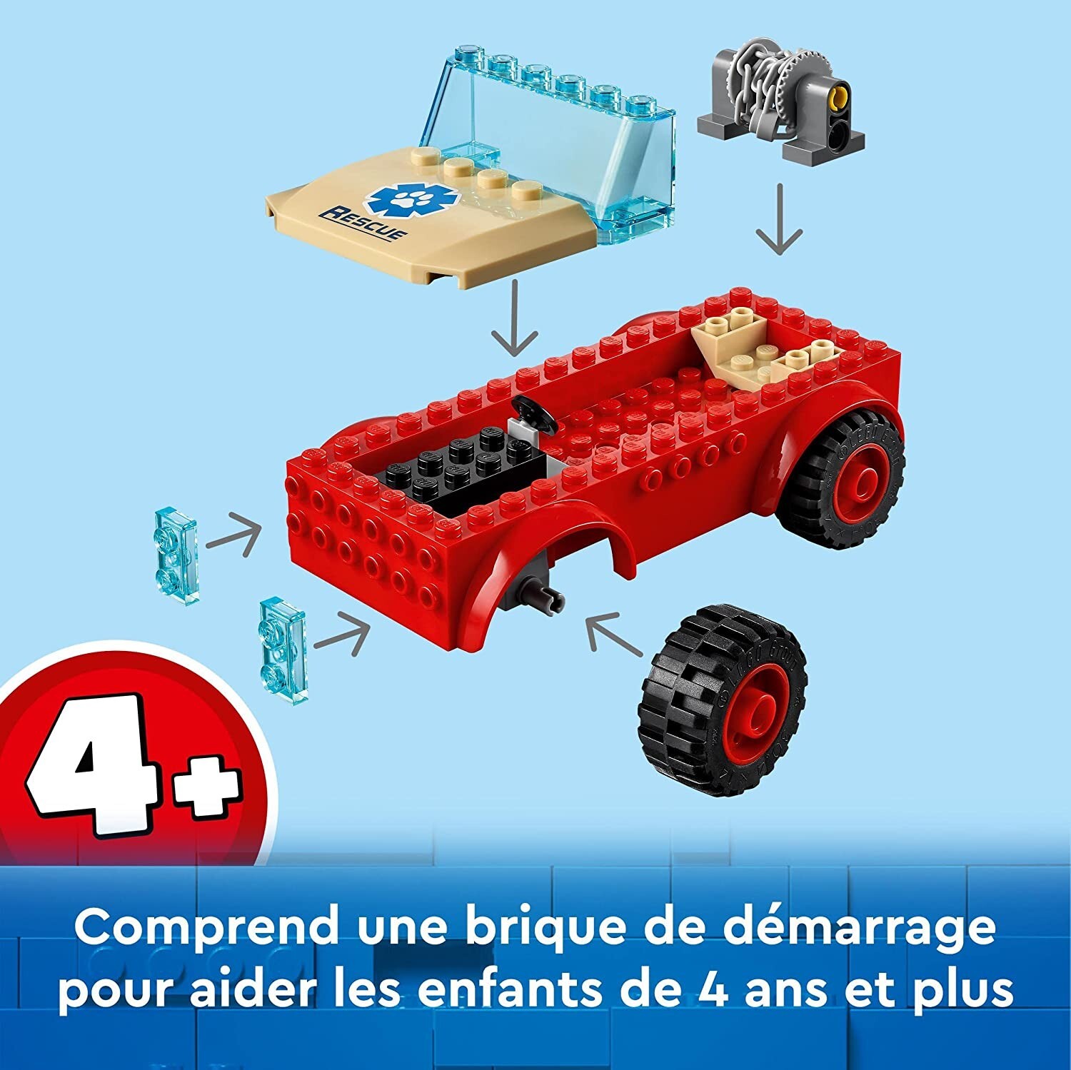 LEGO City Le Tout-Terrain de Sauvetage des Animaux sauvage 60301 / Jeu jeux NOEL
