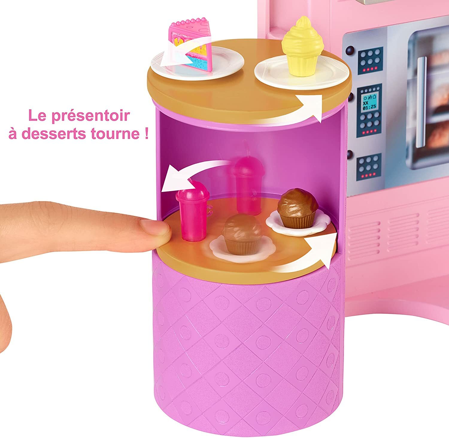 BARBIE Restaurant avec une poupée incluse / 30 accessoires Fille Jeux jouet NOEL