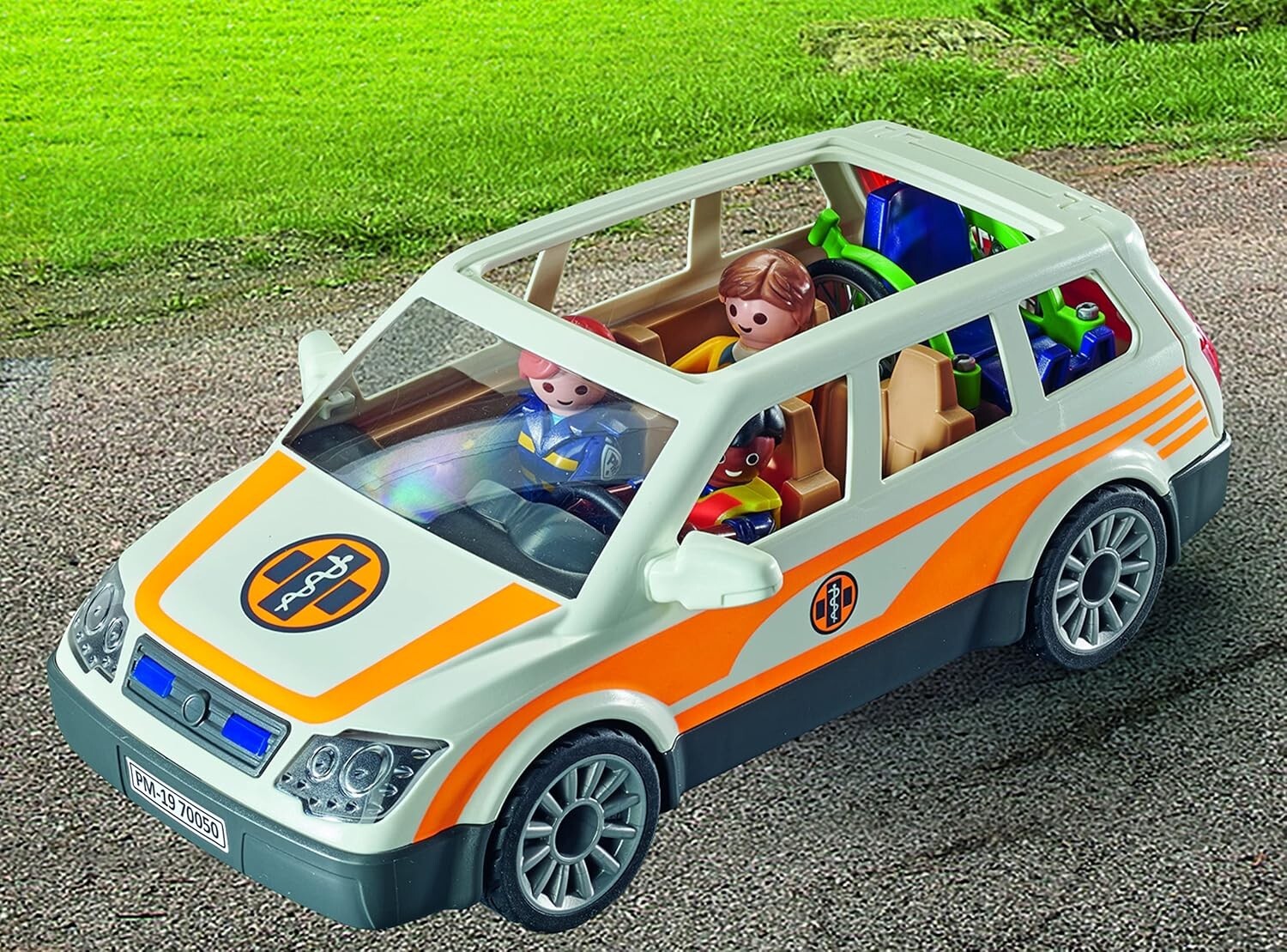 PLAYMOBIL Ambulance avec secouristes et blessé 71037 / Samu ENFANT jouet NEUF