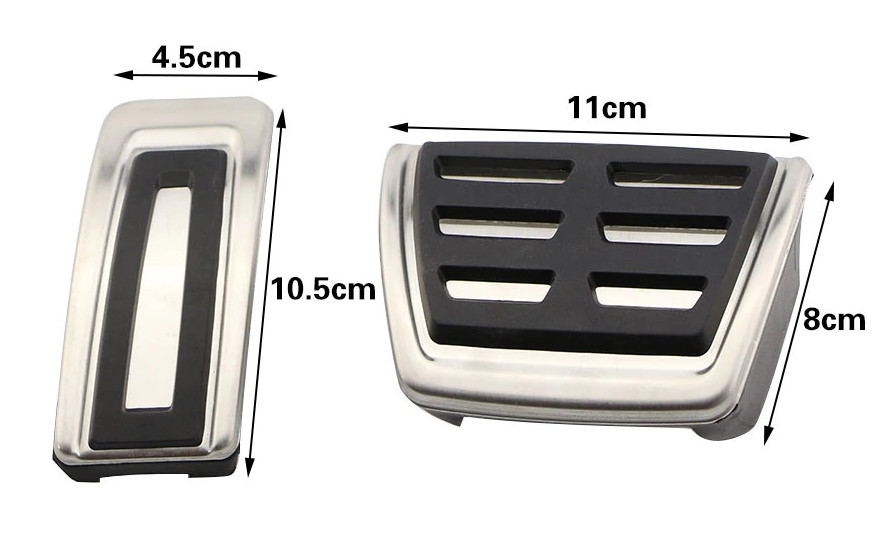 Pack repose pied + pédales auto Volkswagen VW Tiguan T-roc Touran TDI TFSI