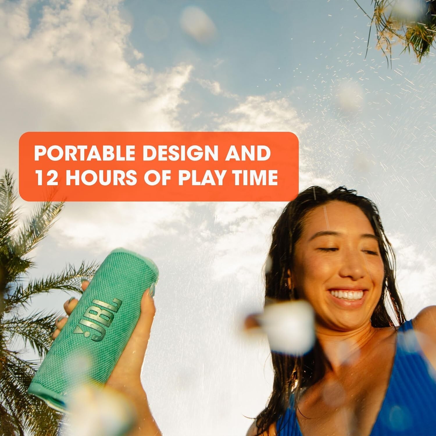 JBL Flip 6 – Enceinte Bluetooth portable Etanche à l'eau et à la poussière VERT