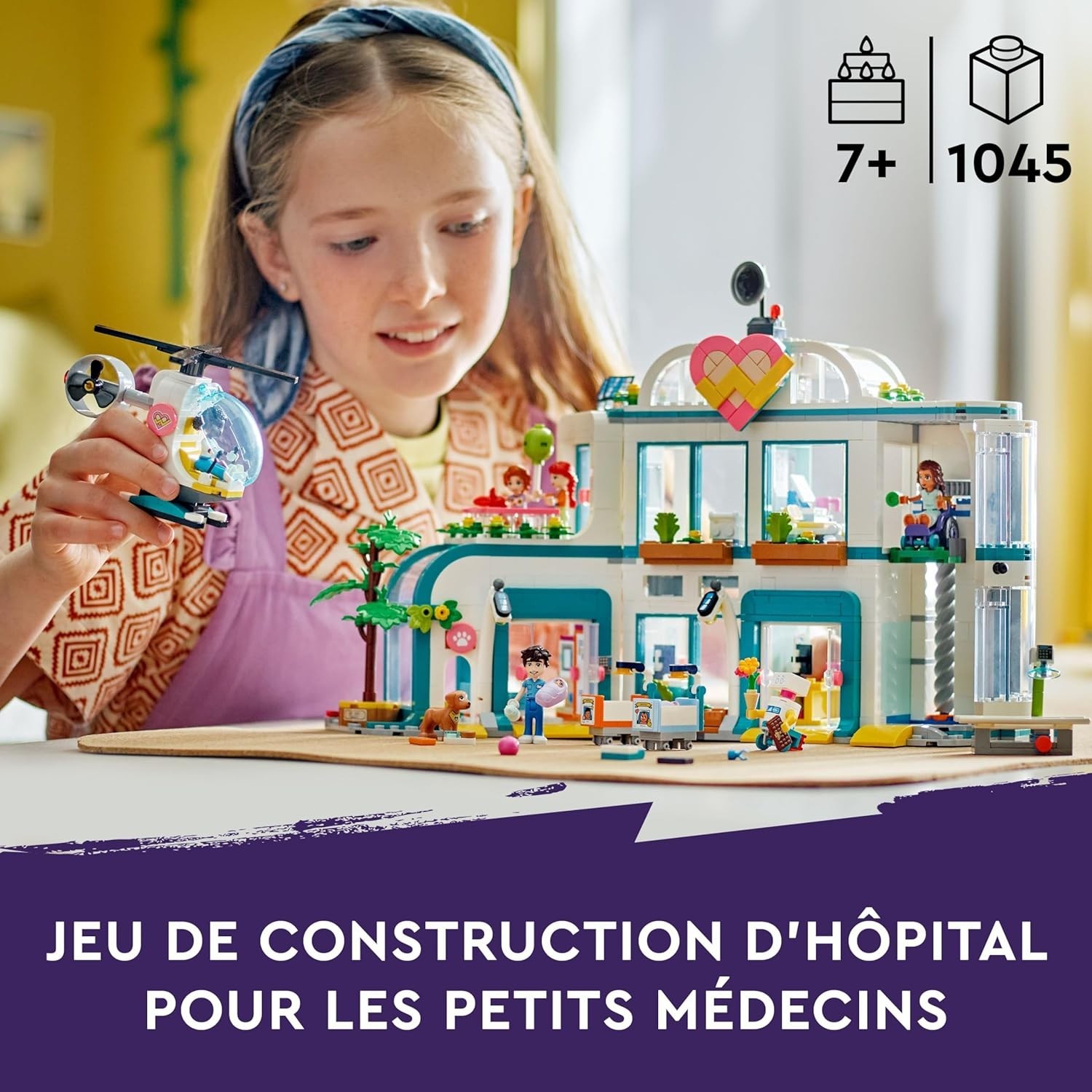 LEGO Friends L’Hôpital de Heartlake City 42621 / Enfant Fille jeu jouet NEUF