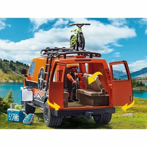 PLAYMOBIL Explorateur et van - 70660 / Ours ENFANT Garçon Jeux jouet NEUF