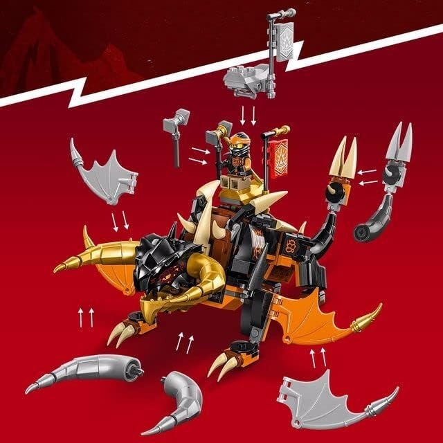LEGO Ninjago Le Dragon de Terre de Cole – Évolution 71782 / Jeu jeux NEUF