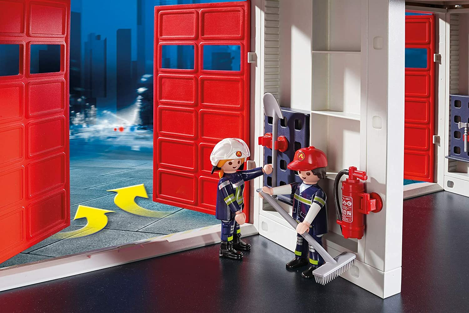 PLAYMOBIL Caserne de Pompiers avec Hélicoptère 9462 / Enfant jeu jouet NOEL