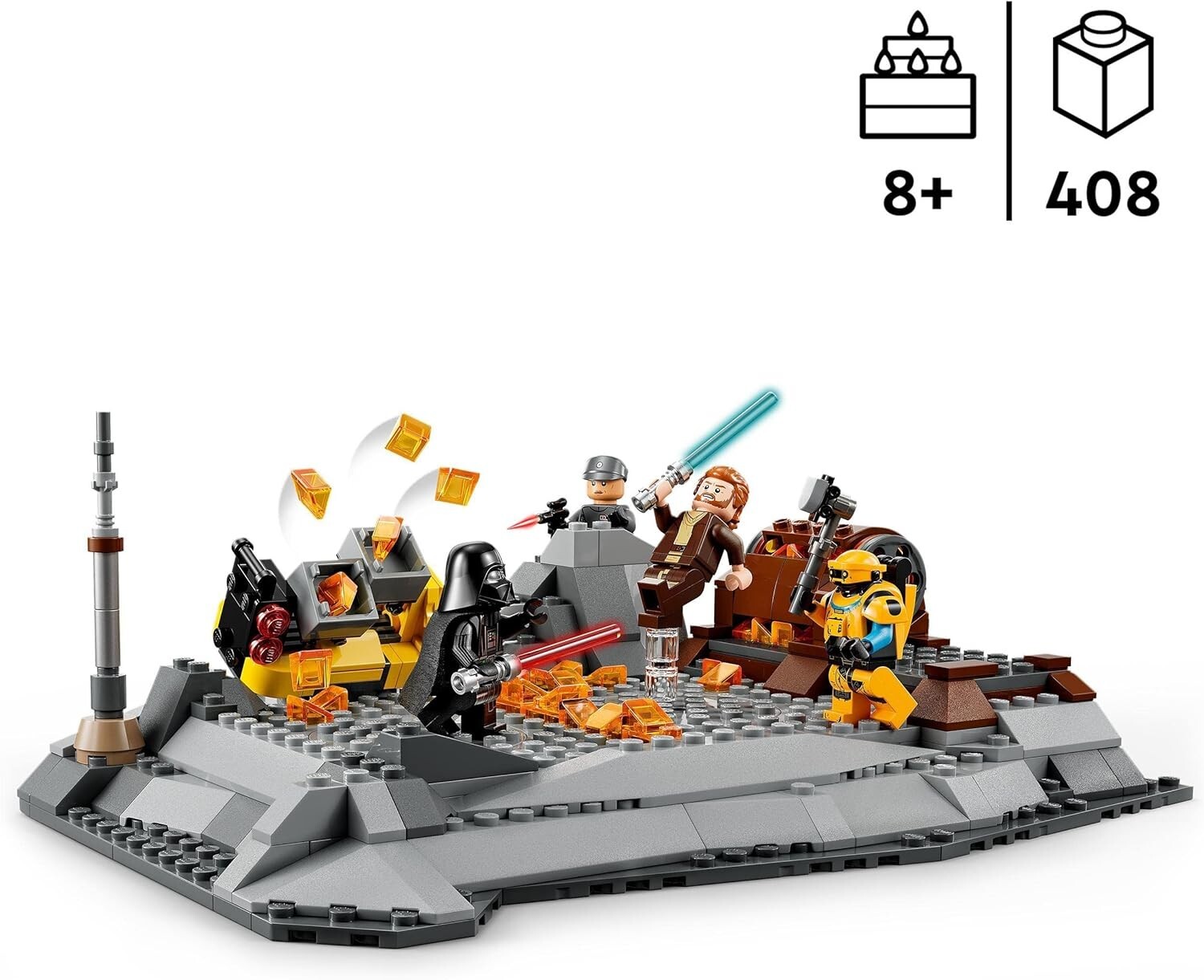 LEGO Star Wars Obi-Wan Kenobi Contre Dark Vador 75334 / Jeu jeux Enfant NOEL
