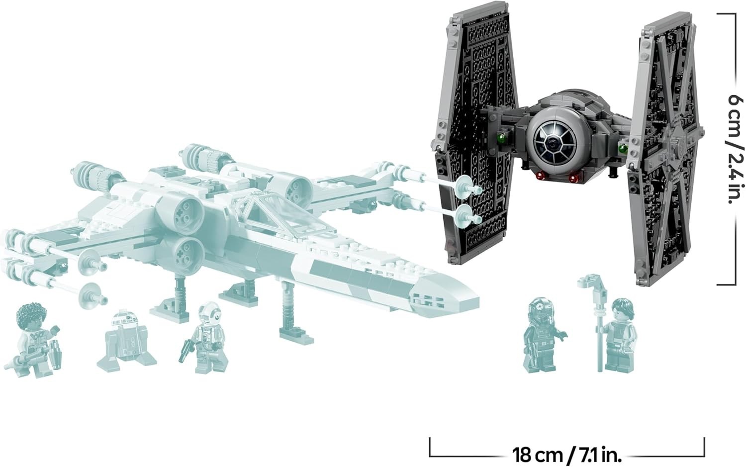 LEGO Star Wars TIE Fighter et X-Wing à Combiner 75393 / ENFANT Garçon Jeux NOEL