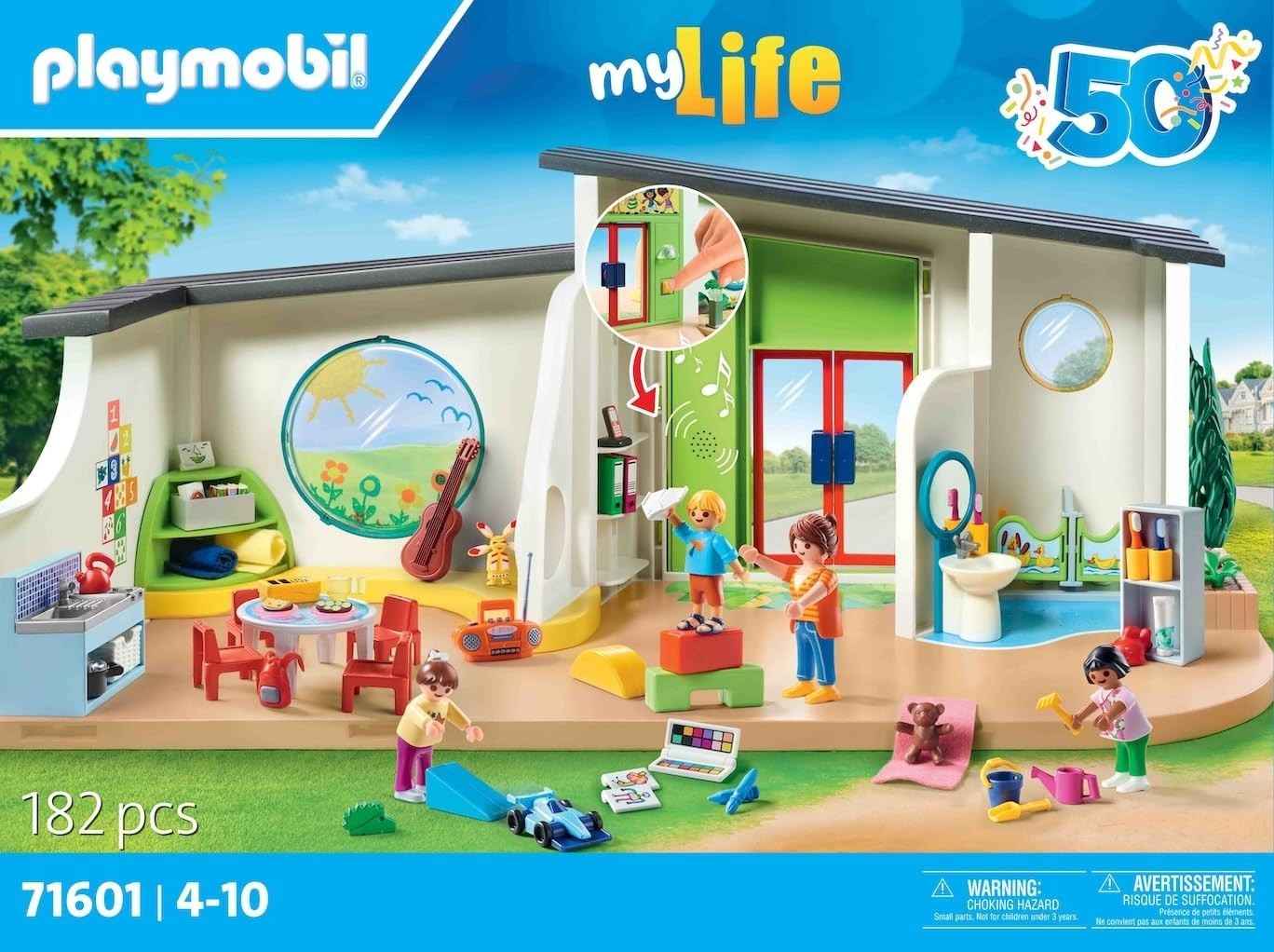PLAYMOBIL My life Centre de Loisirs 71601 / Maternelle Fille jeu jouet NOEL
