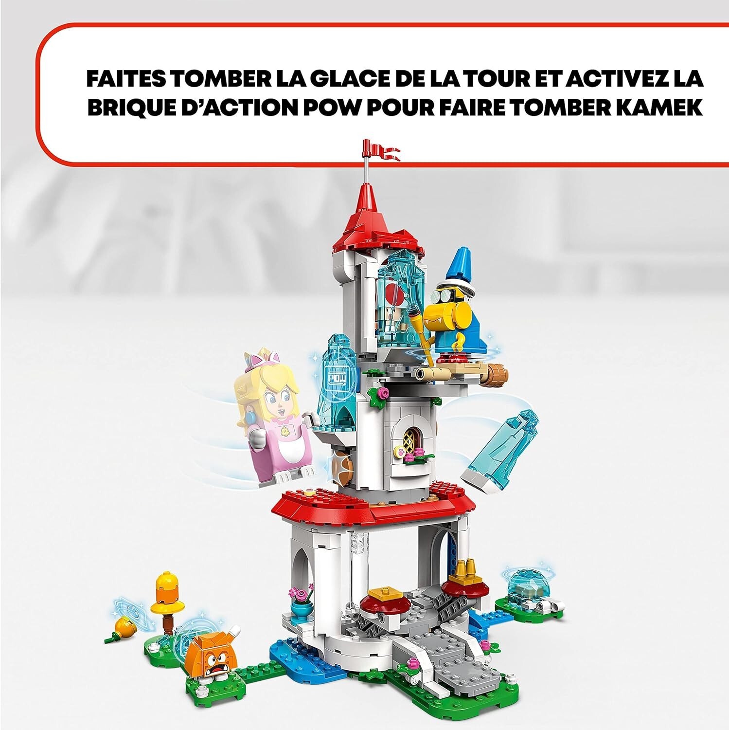 LEGO Super Mario Ensemble d’Extension La Tour Gelée et Le Costume de Peach 71407